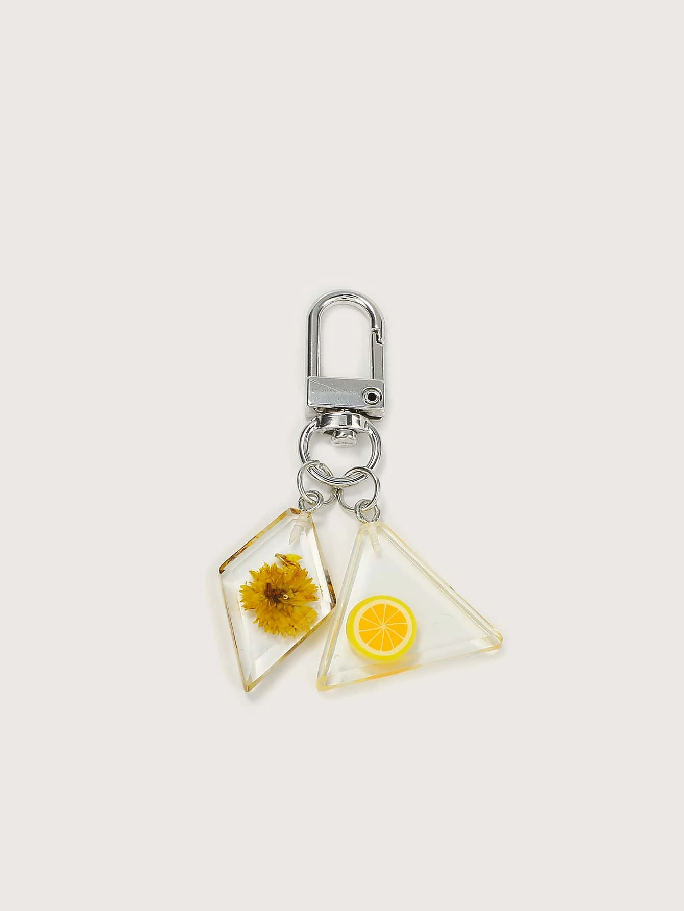 Flower & Fruit Embedded Bag Charm