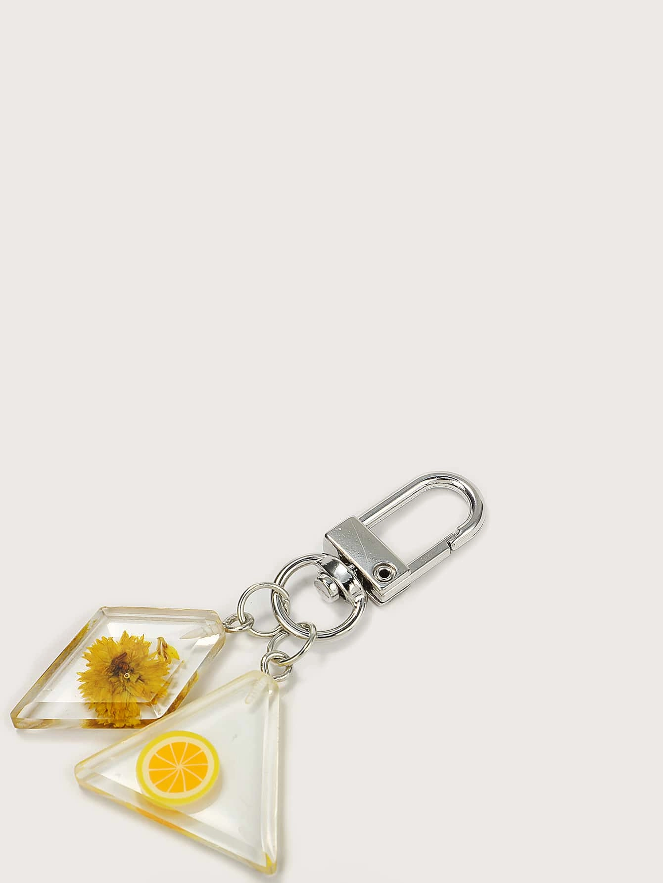 Flower & Fruit Embedded Bag Charm
