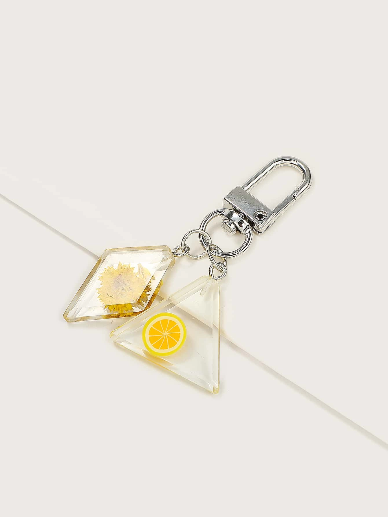 Flower & Fruit Embedded Bag Charm