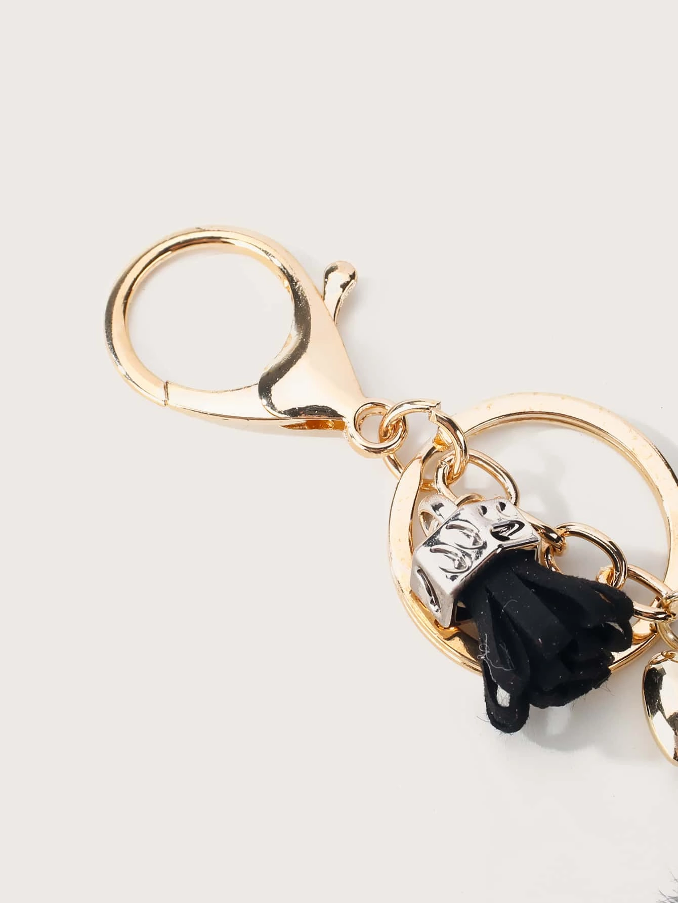 Fluffy Heart Design Bag Charm