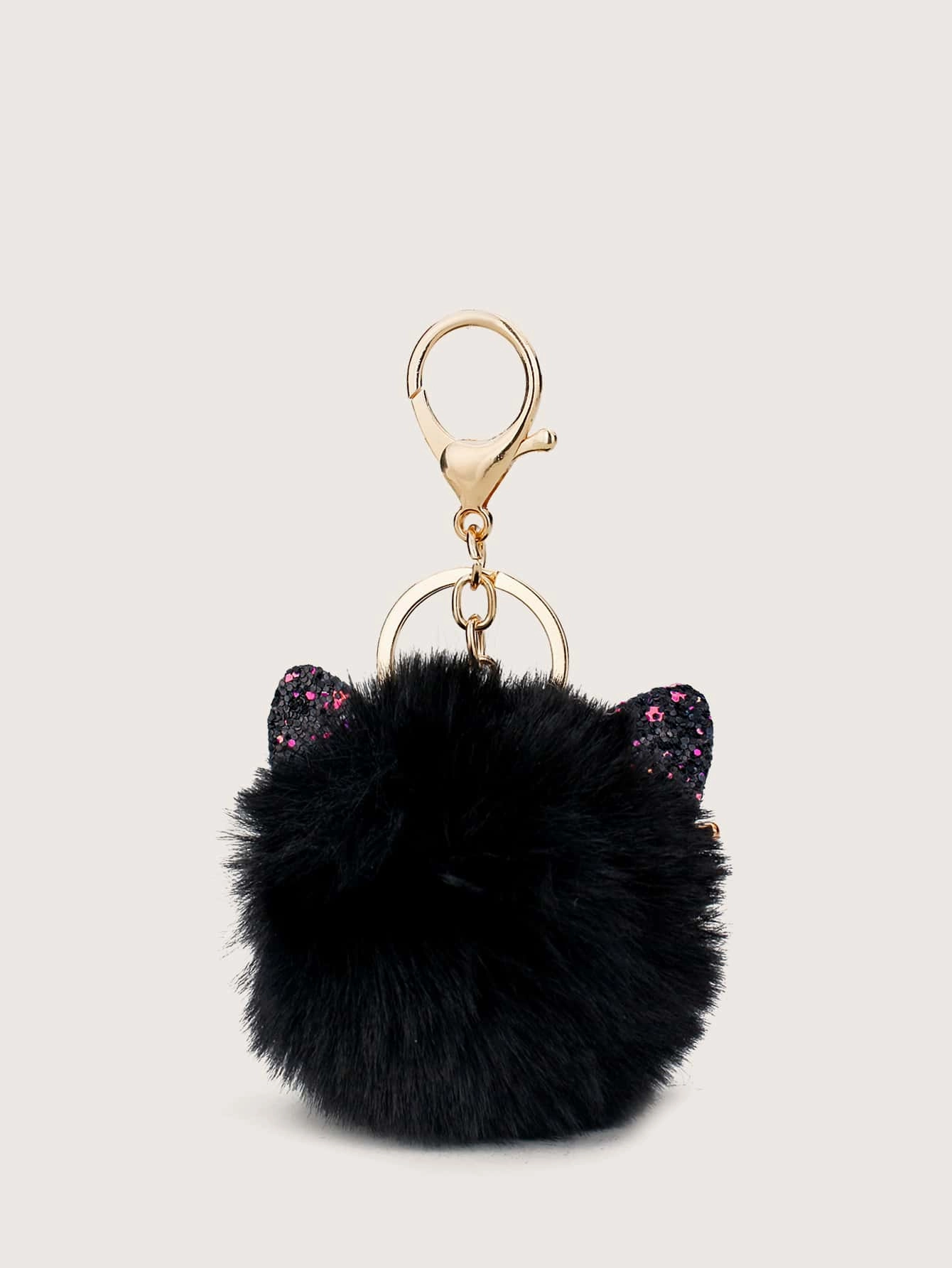 Fluffy Owl Design Bag Charm