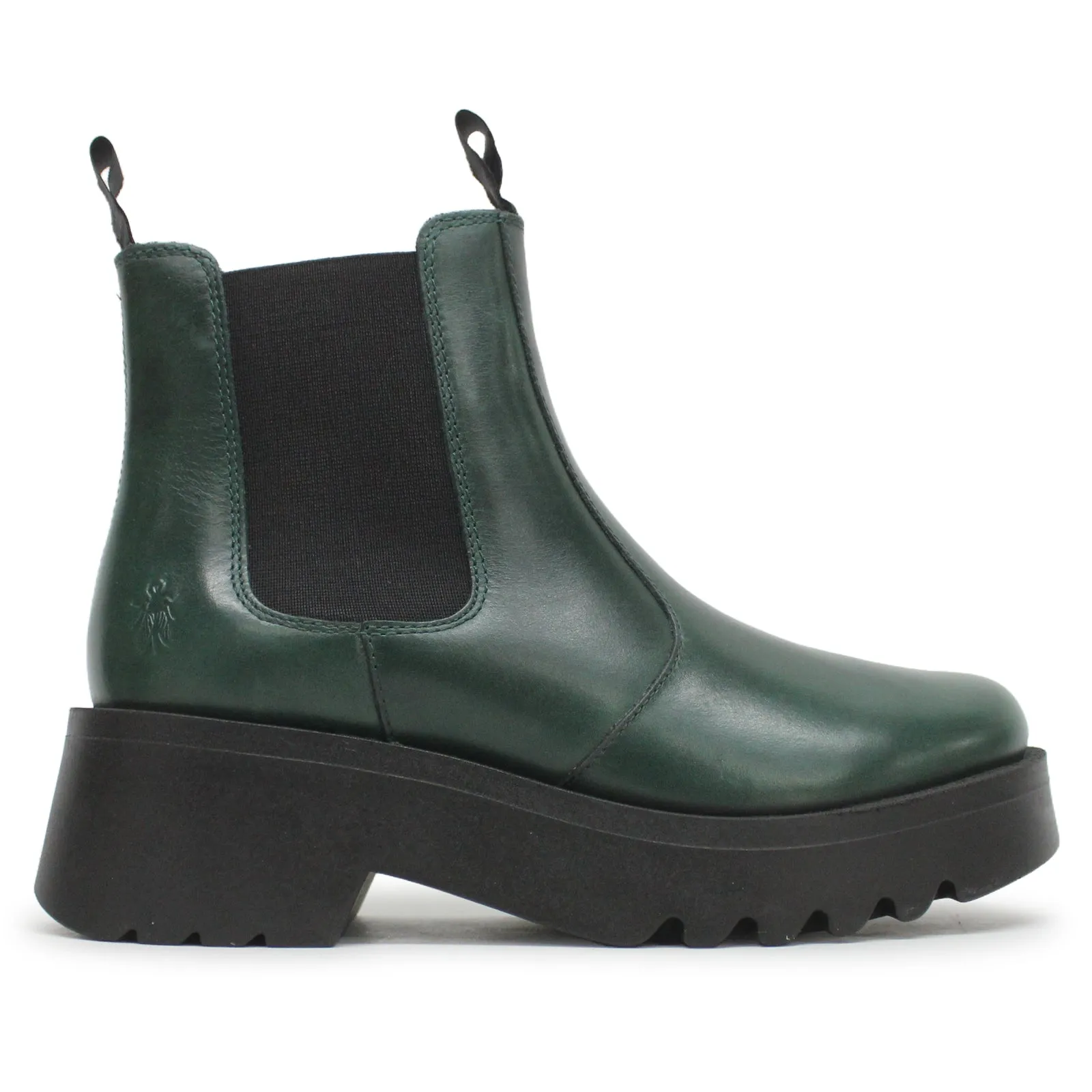 Fly London Medi789Fly Rug Leder Chelsea-Stiefel für Damen