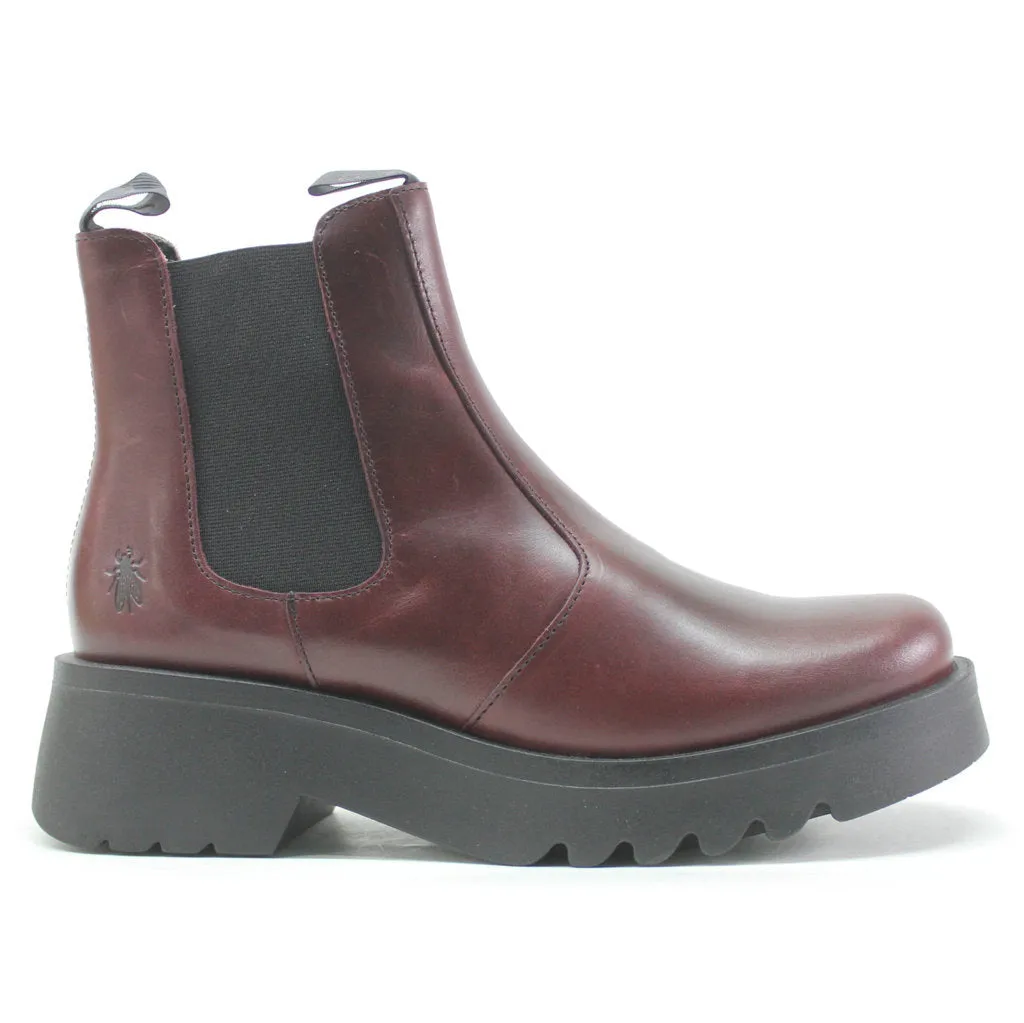 Fly London Medi789Fly Rug Leder Chelsea-Stiefel für Damen