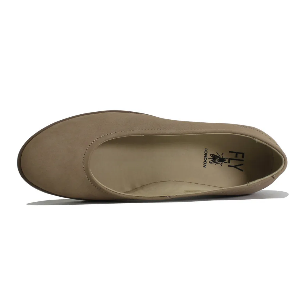 Fly London Numa570Fly Leder Damen Keilabsatz Schuhe