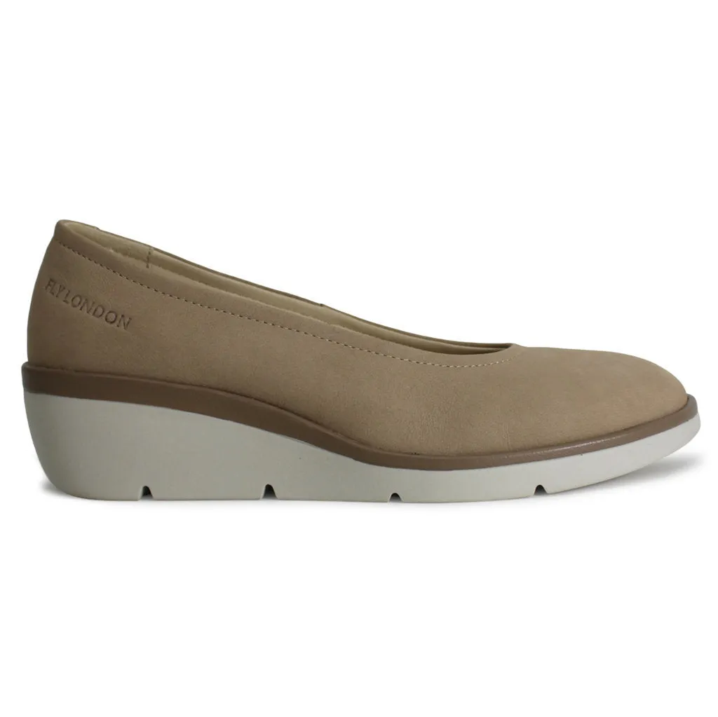 Fly London Numa570Fly Leder Damen Keilabsatz Schuhe