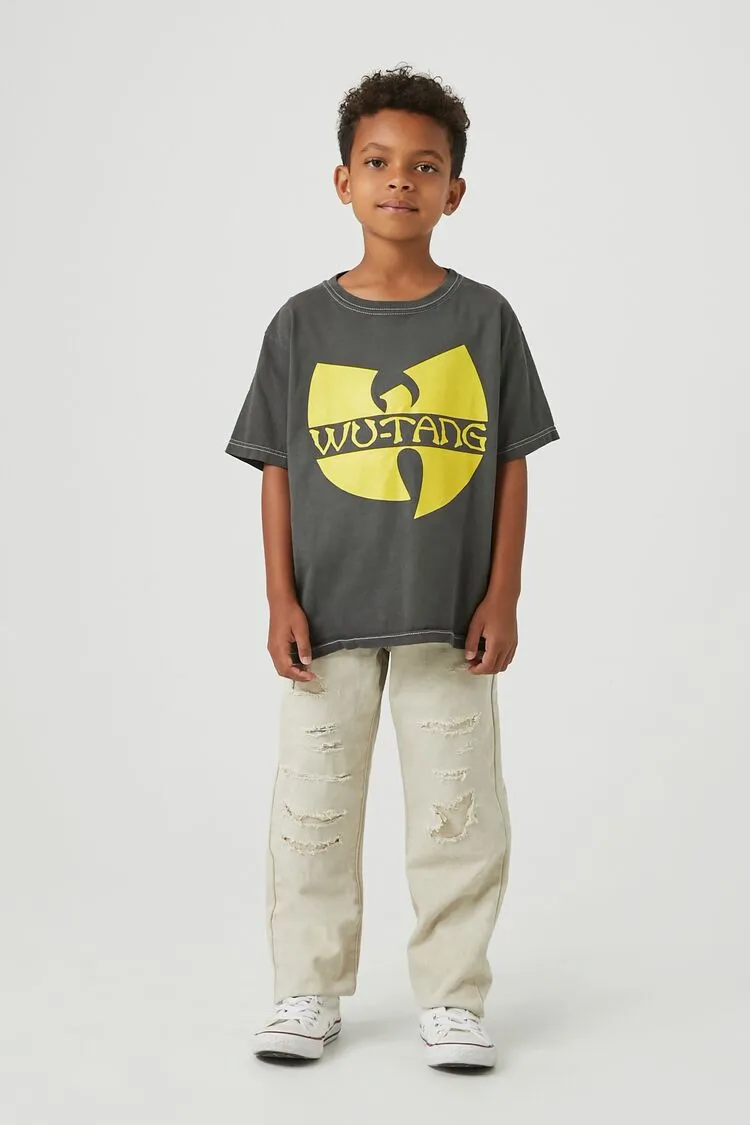 Forever 21 Kids Verwaschene Slim-Fit Jeans (Mädchen   Jungen) Taupe Forever 21
