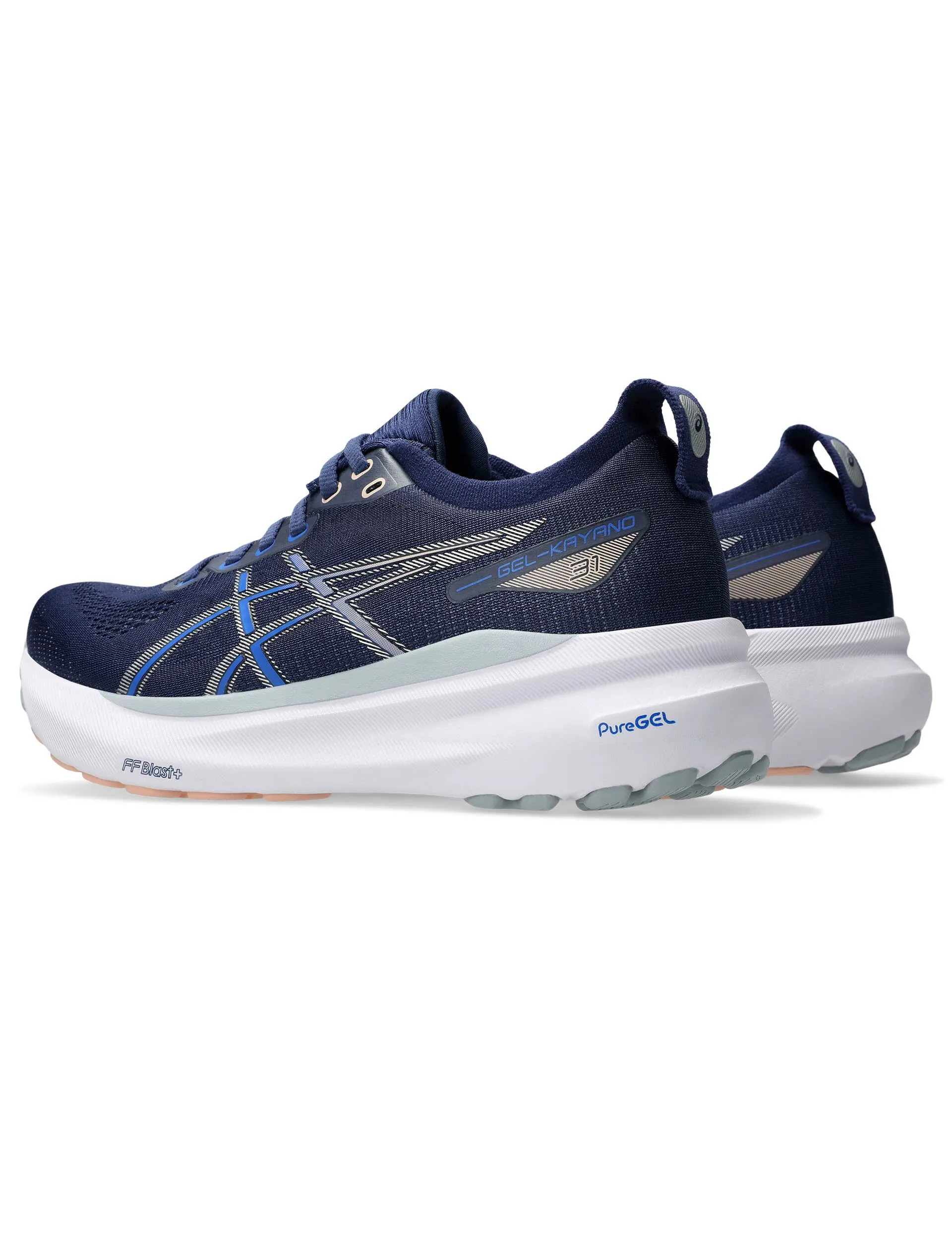 Gel Kayano 31 Indigo Blau/ Reines Silber