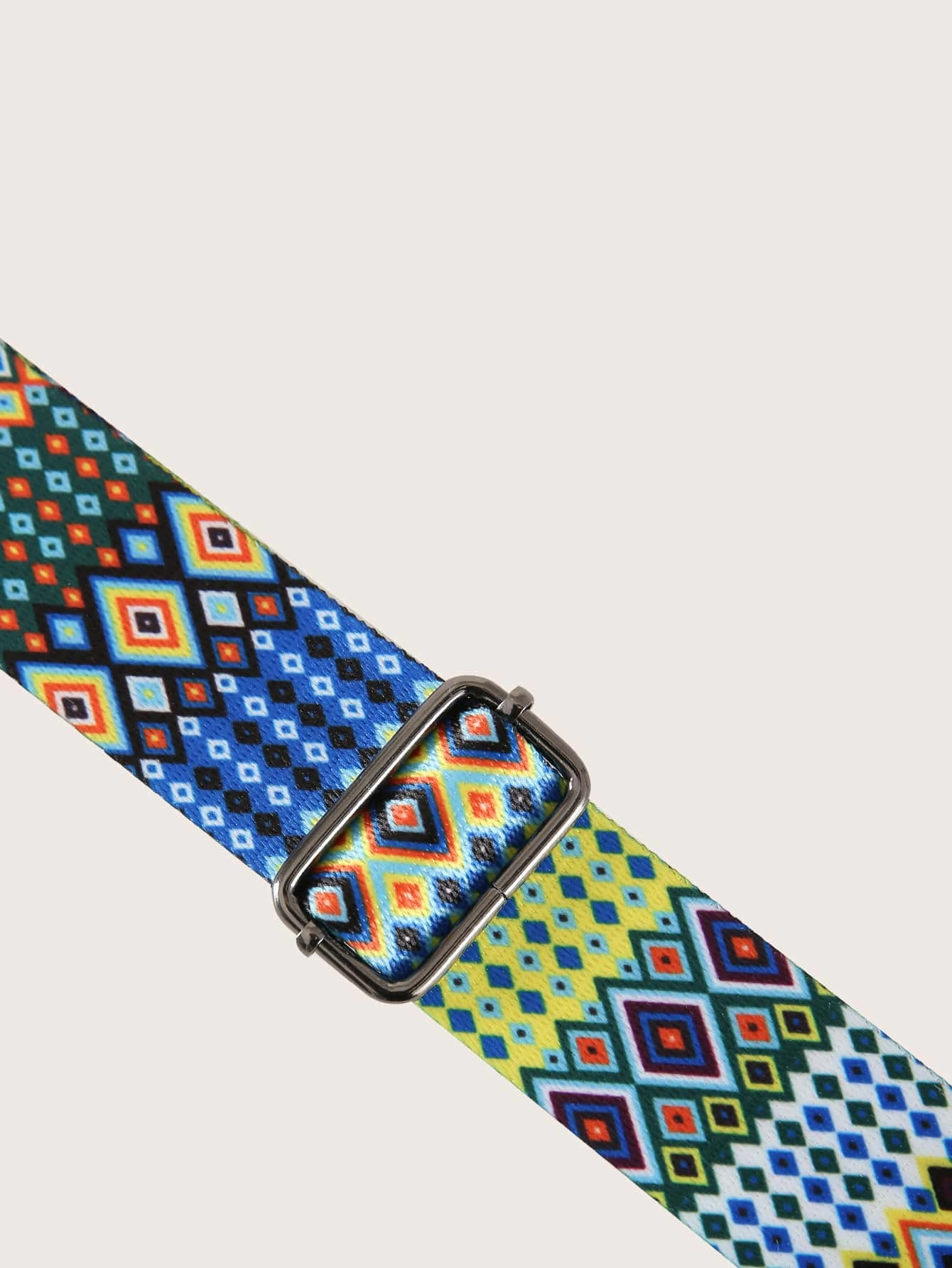 Geometric Graphic Bag Strap