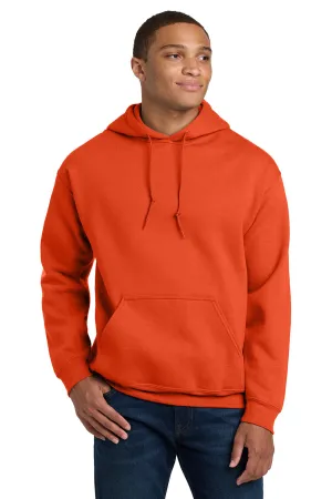 Gildan Herren Kapuzenpullover mit pillenresistentem Material und Eingrifftasche - Orange