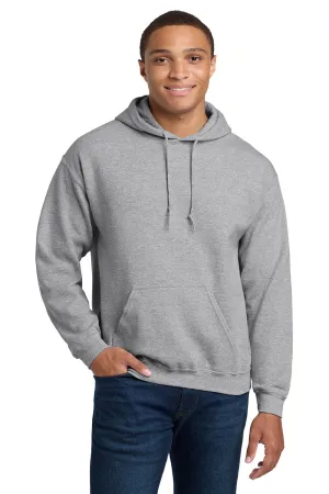 Gildan Herren Kapuzenpullover mit pillenresistentem Stoff und Kangaroo-Tasche - Sportgrau