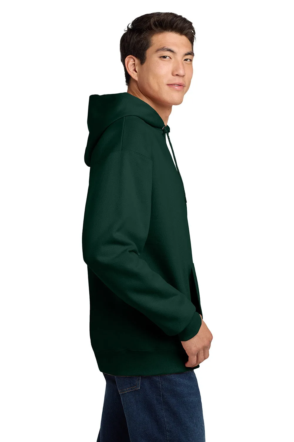 Hanes Herren Ultimate Cotton PrintPro XP pillenbeständiger Kapuzenpullover mit Kangaroo-Tasche - Tiefes Waldgrün