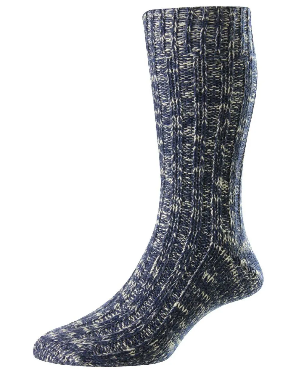 HJ Hall Herren Socken aus dickem Strick mit Woll- und Baumwollmischung HJ Accessoires
