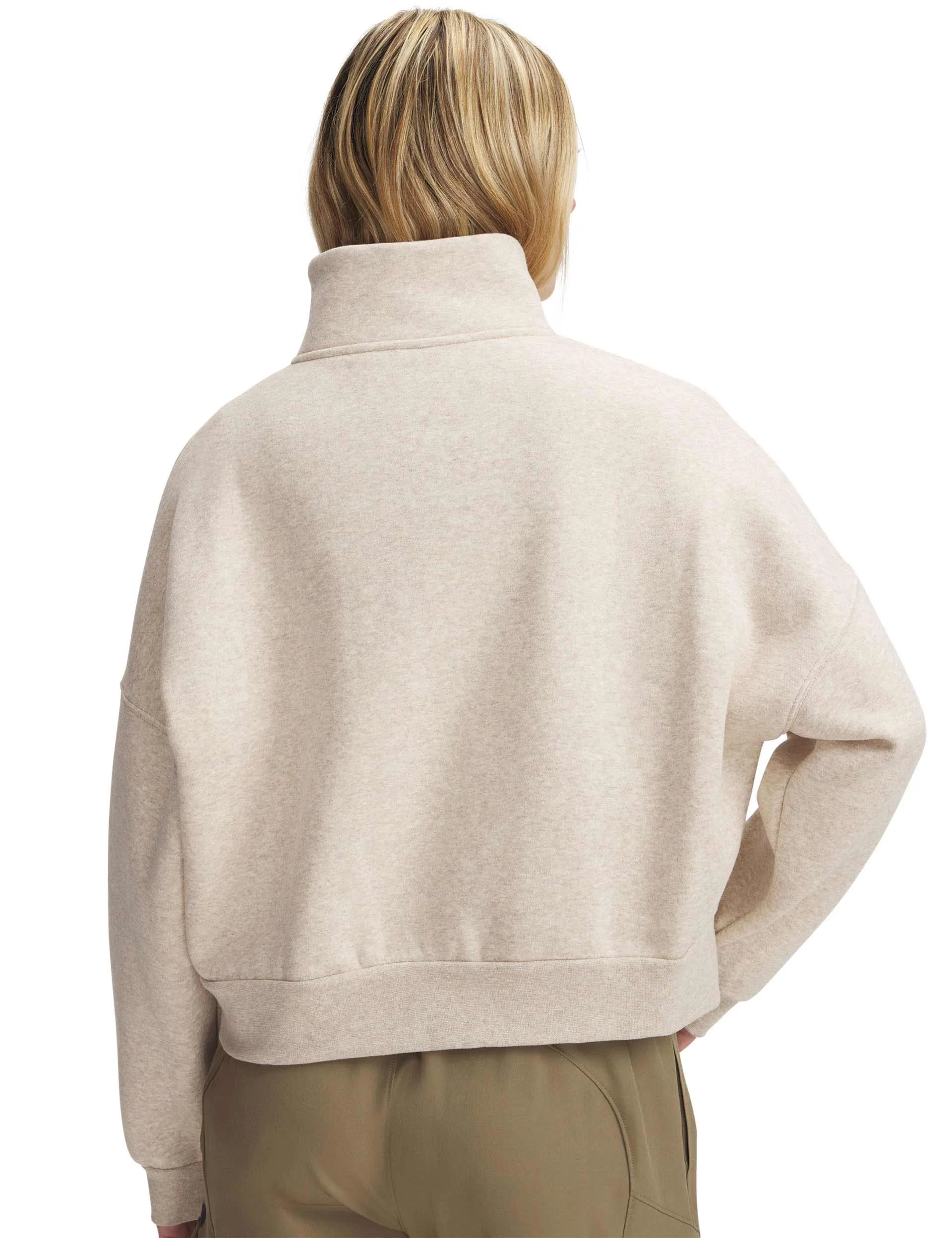 Icon Fleece Übergroße 1/2-Zip - Stadt Khaki