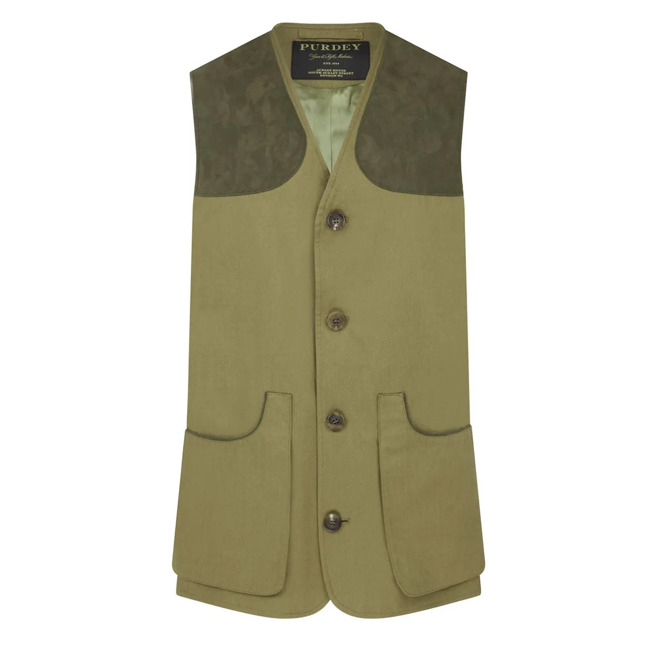 James Purdey Leichte Schießweste Grün
