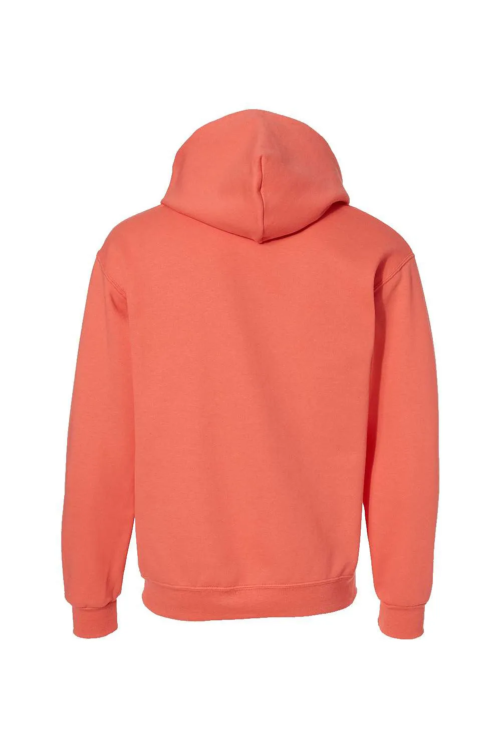 Jerzees Herren NuBlend pillingresistente Fleece Kapuzenpullover Hoodie mit Kangaroo-Tasche - Sonnenuntergang Koralle