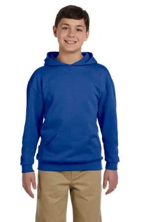 Jerzees Youth NuBlend Fleece Kapuzenpullover mit Reißverschlusstasche - Königsblau