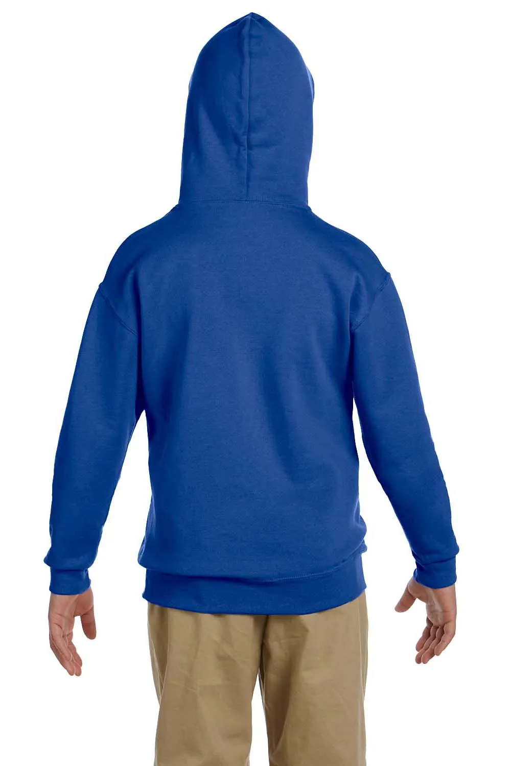 Jerzees Youth NuBlend Fleece Kapuzenpullover mit Reißverschlusstasche - Königsblau