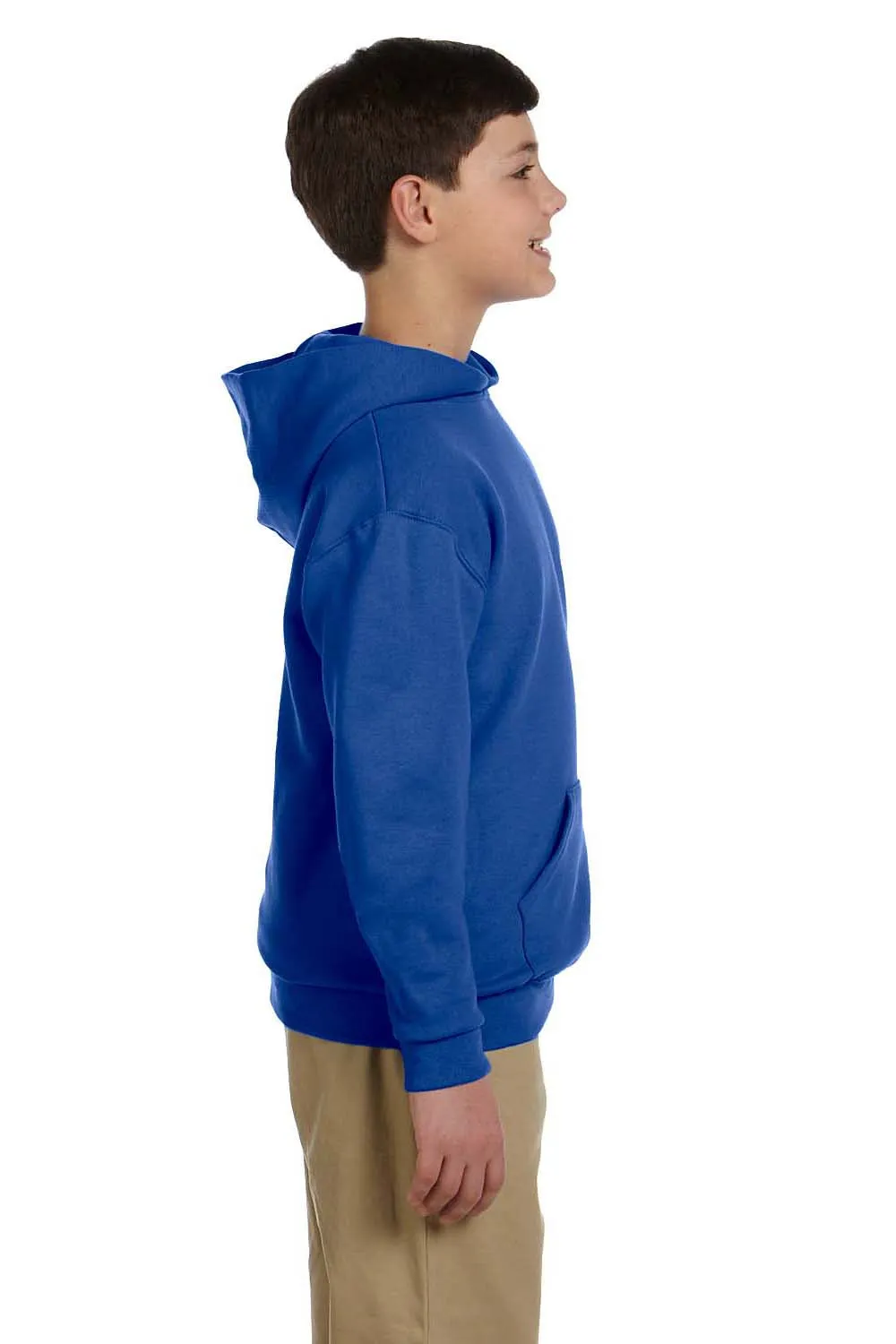 Jerzees Youth NuBlend Fleece Kapuzenpullover mit Reißverschlusstasche - Königsblau