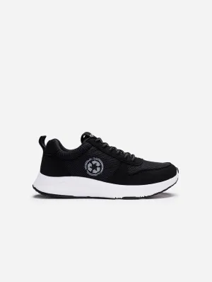 Jor Recycelte PET Unisex Vegane Sneakers | Schwarz