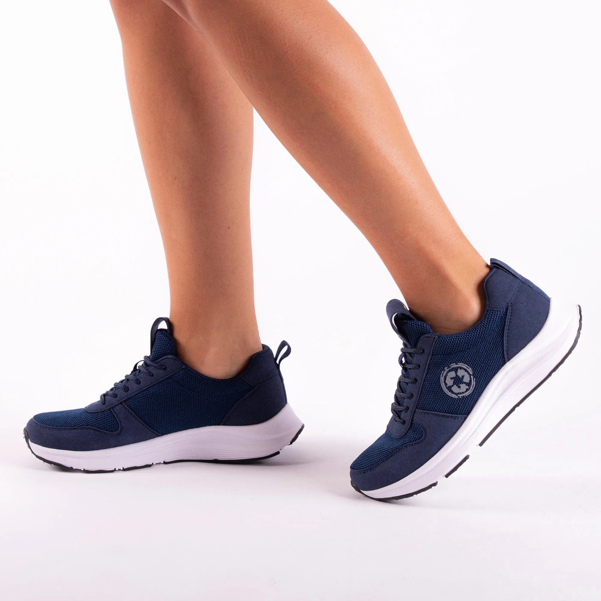 Jor Recycelte PET Unisex Vegane Sneakers | Blau