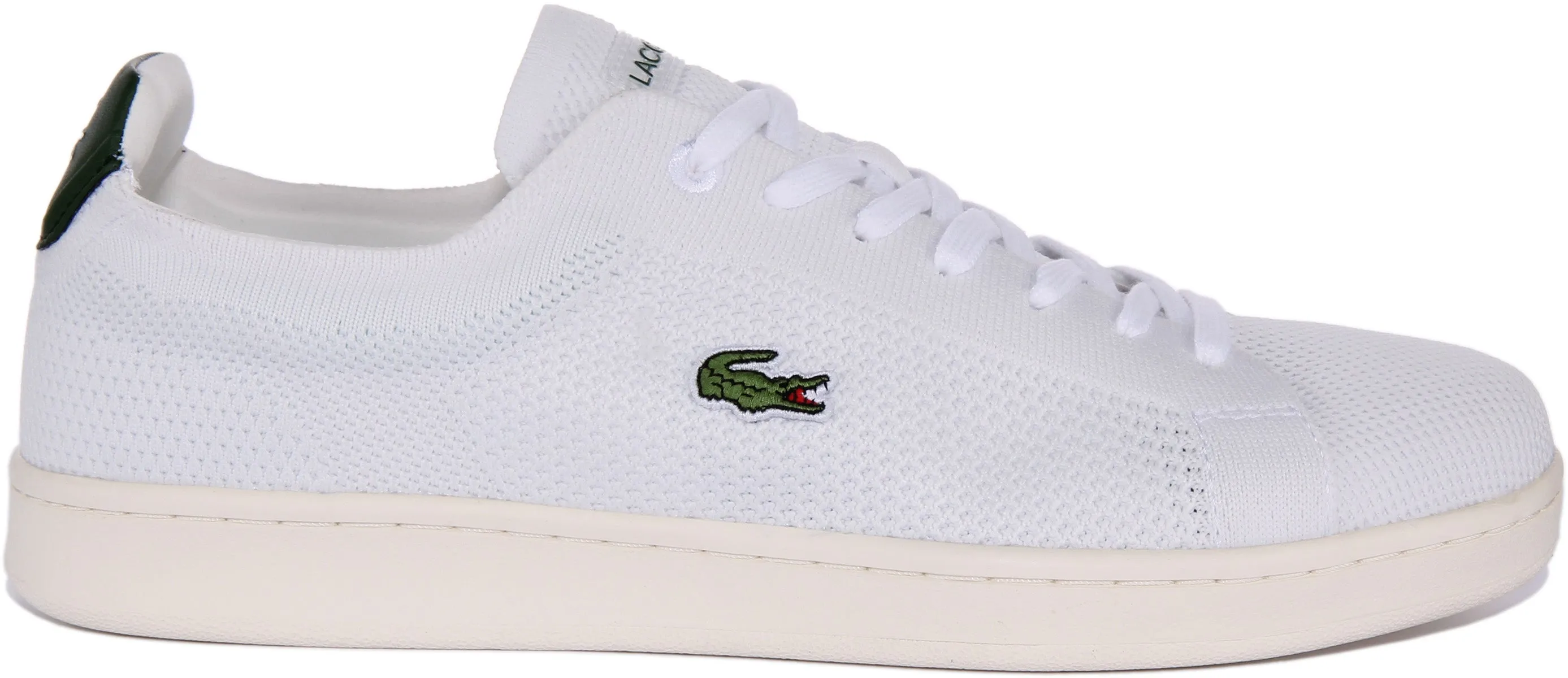 Lacoste Carnaby Piqué in Weiß Grün für Herren Schuhe Lacoste