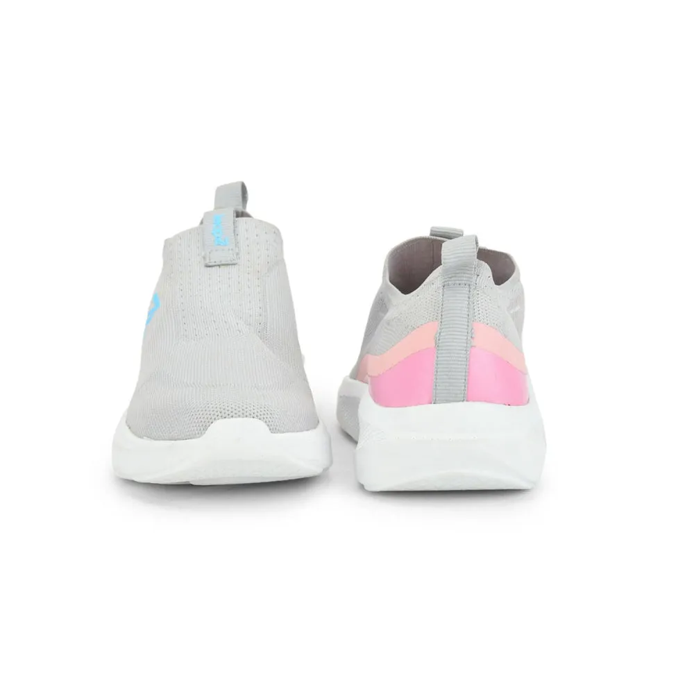 LEAP7X Sportliche Freizeitschuhe ohne Schnürung für Damen (L.Grau) SKATERS-4 von Liberty