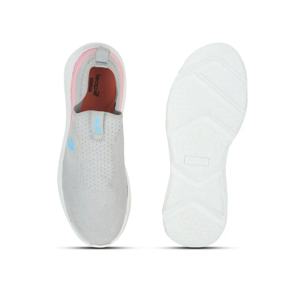 LEAP7X Sportliche Freizeitschuhe ohne Schnürung für Damen (L.Grau) SKATERS-4 von Liberty