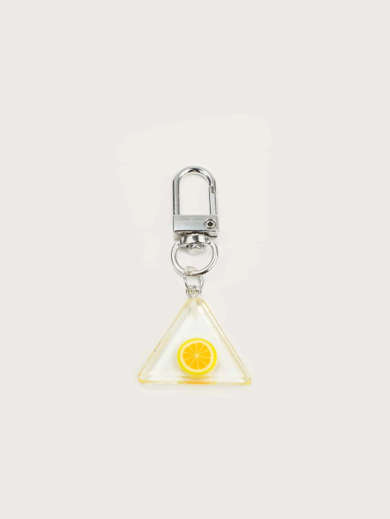 Lemon Slice Embedded Bag Charm