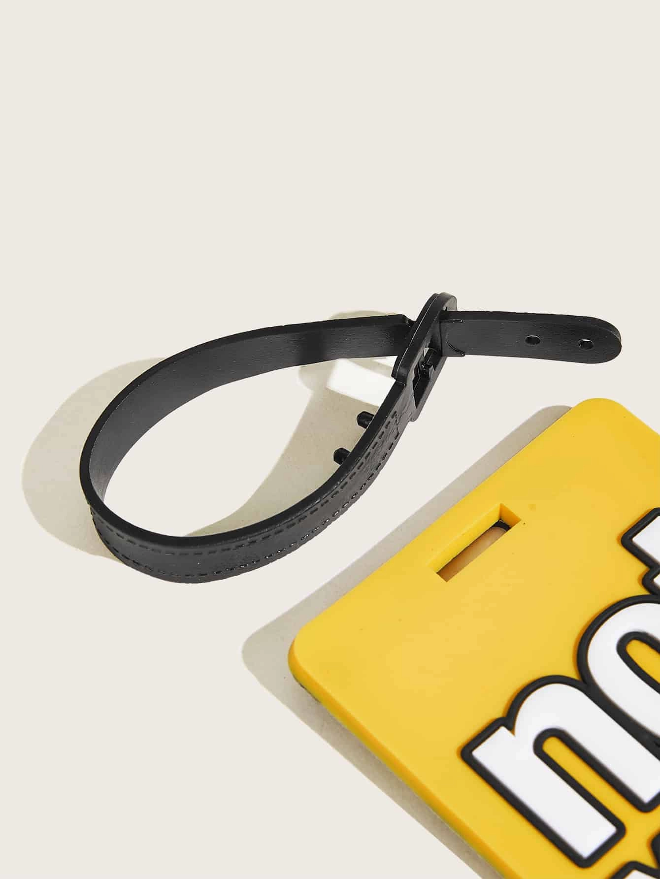 Letter Pattern Silicone Card Holder