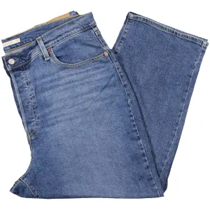 Levi's Damen Plus Strick-Denim Straight-Leg Jeans