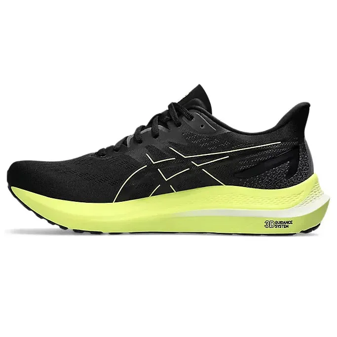 Herren Asics GT-2000 12 Schwarz/Leuchtgelb