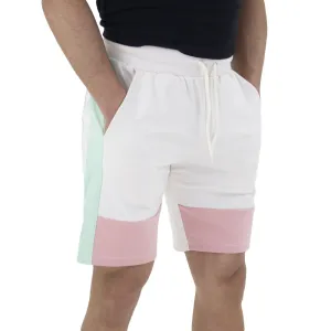 Herren Shorts mit Farbblöcken, Beige