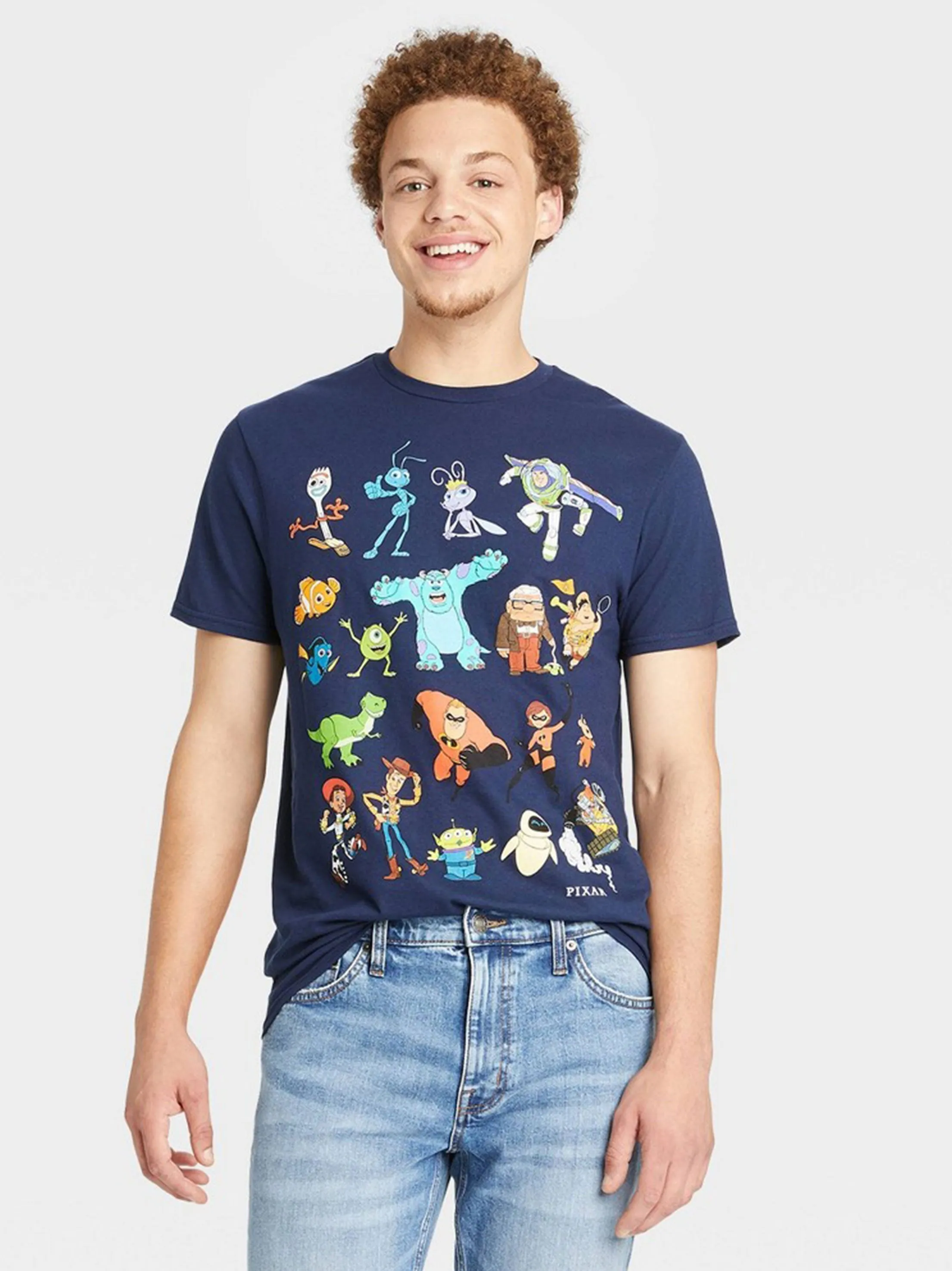 Herren T-Shirt mit Aufdruck, Marineblau