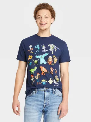 Herren T-Shirt mit Aufdruck, Marineblau