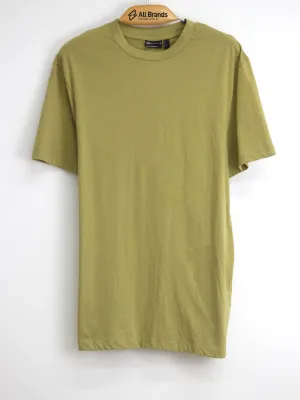 Herren T-Shirt, Einfarbig, Olive