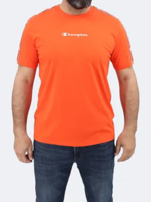 Herren T-Shirt mit Druck, Orange
