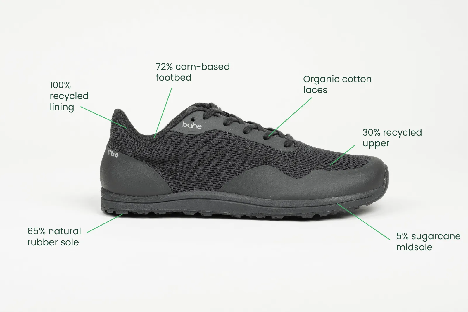 Herren Revive Erdende Barfuß-Vegan-Sneakers | Eclipse