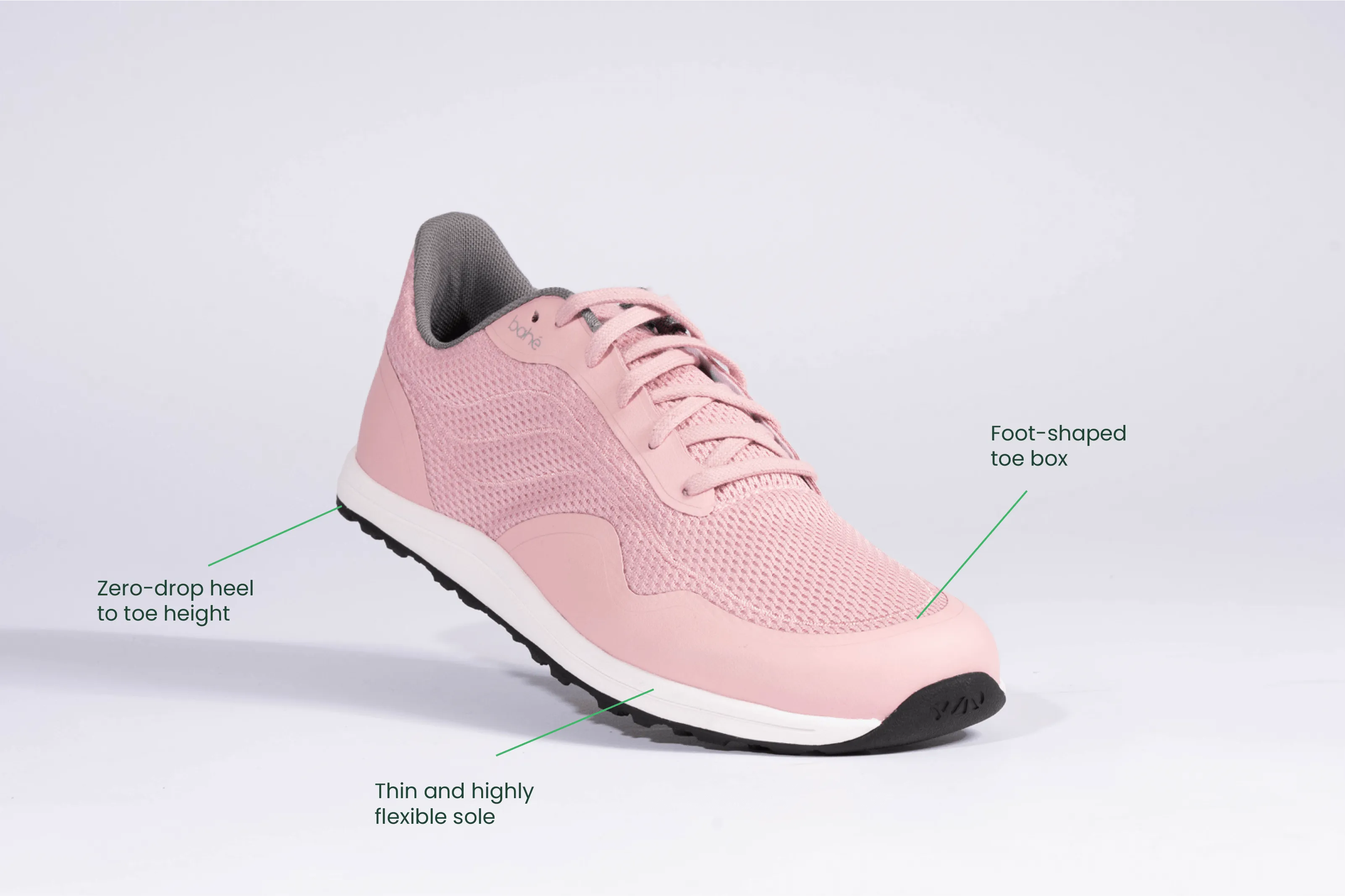Herren Revive Erdende Barfuß-Vegane Sneakers | Sonnenuntergang Rosa