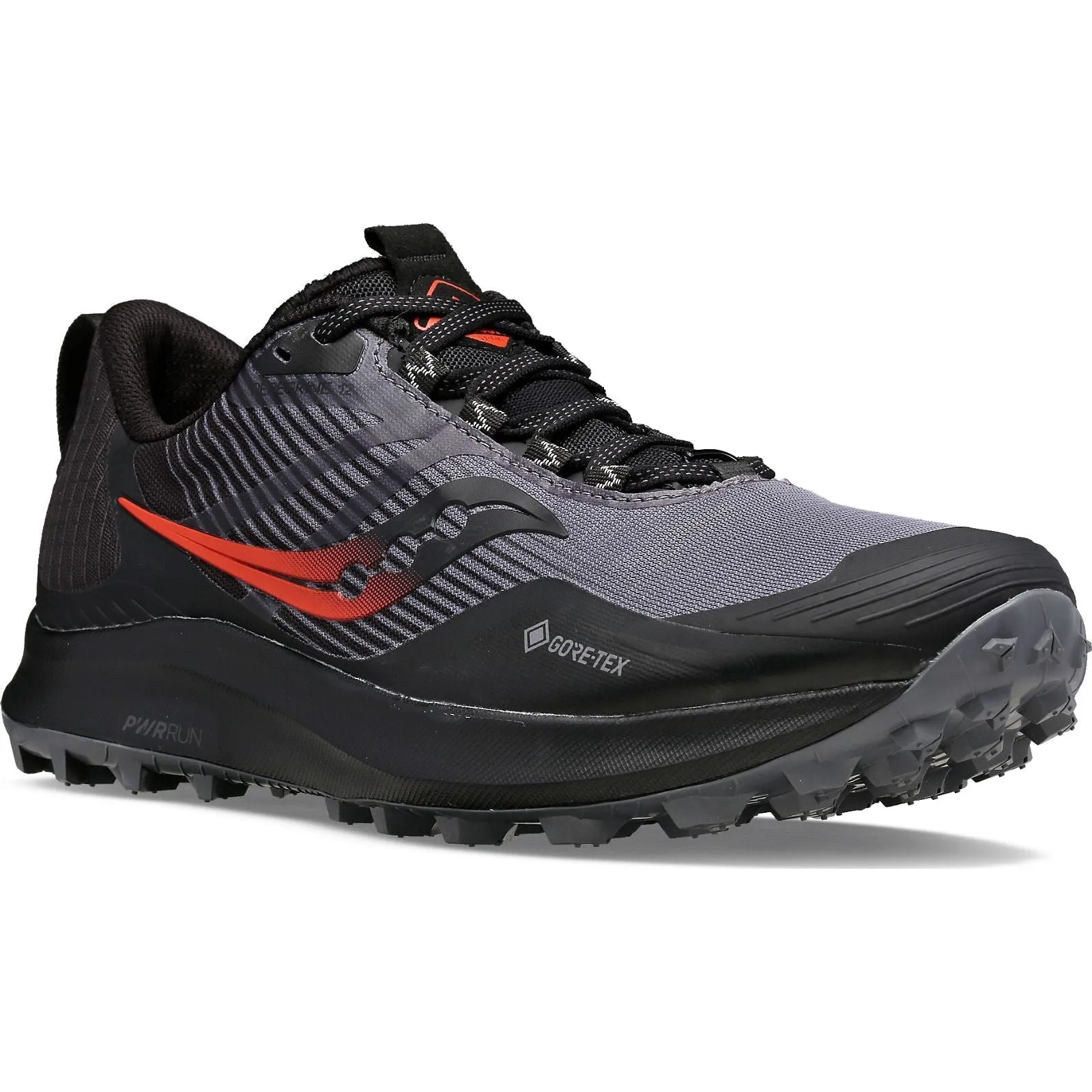 Herren Saucony PEREGRINE 12 GTX CHARCOAL | SCHWARZ