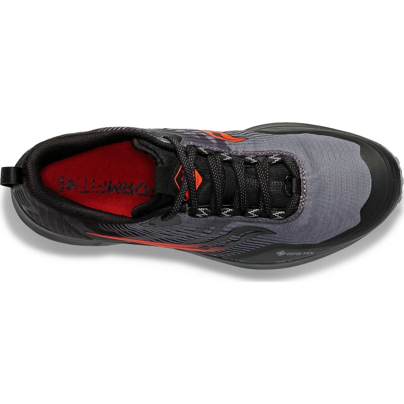 Herren Saucony PEREGRINE 12 GTX CHARCOAL | SCHWARZ