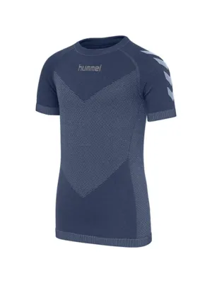 Herren T-Shirt mit Struktur, Dunkelblau