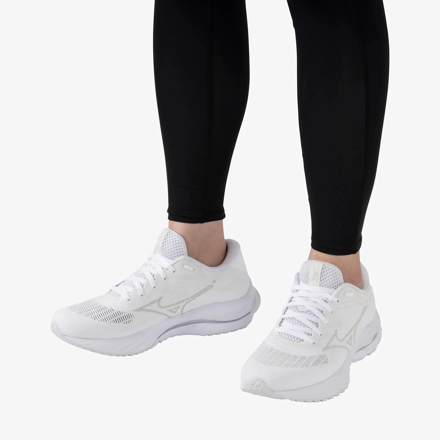 Mizuno Wave Rider 27 SSW Damen Weiß Nimbus Wolke