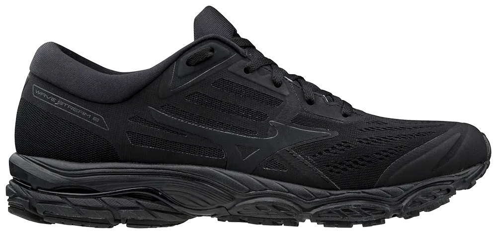 Mizuno Wave Stream 2 Herren Laufschuhe Schwarz