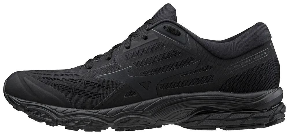 Mizuno Wave Stream 2 Herren Laufschuhe Schwarz