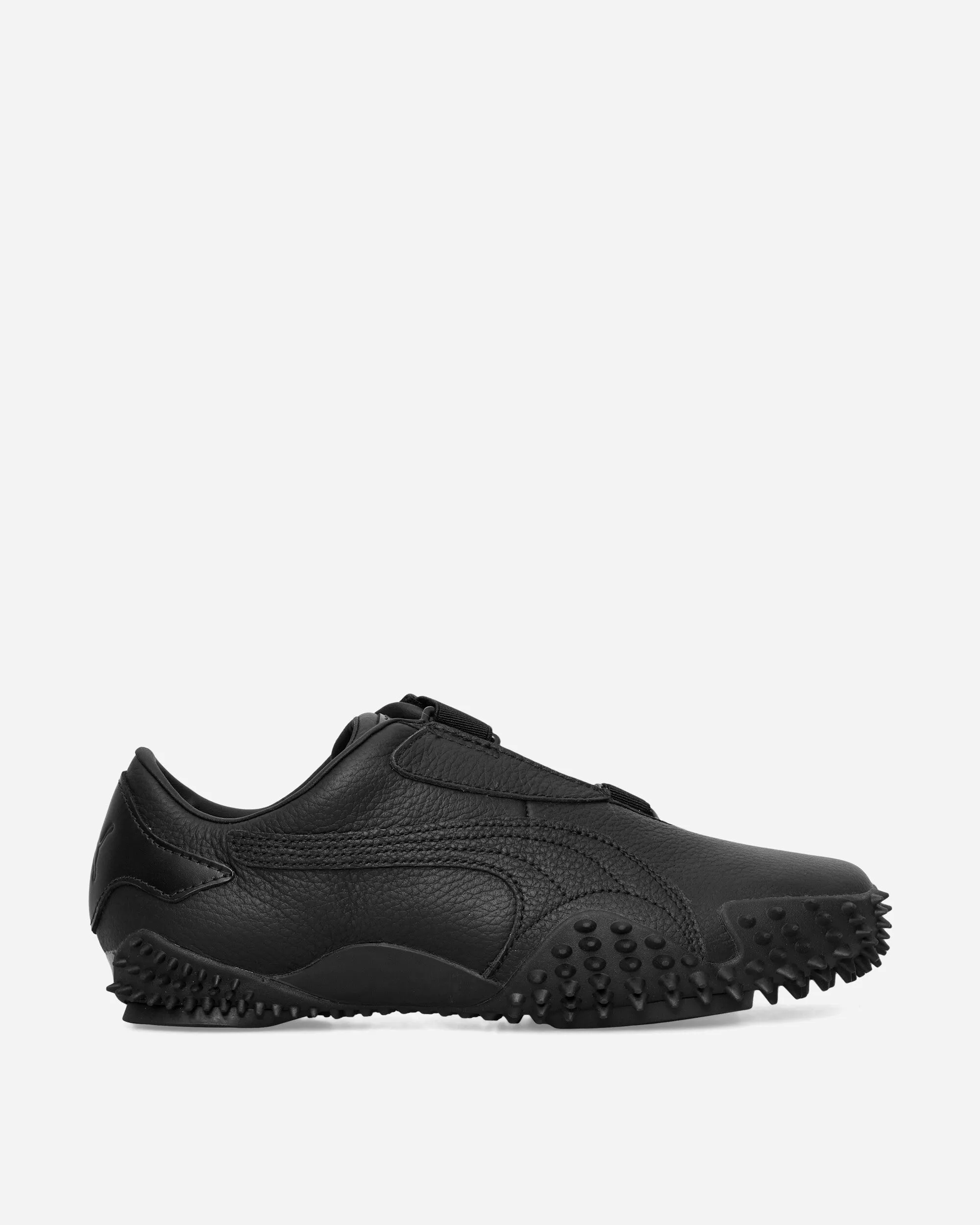 Mostro Leder-Sneakers Schwarz