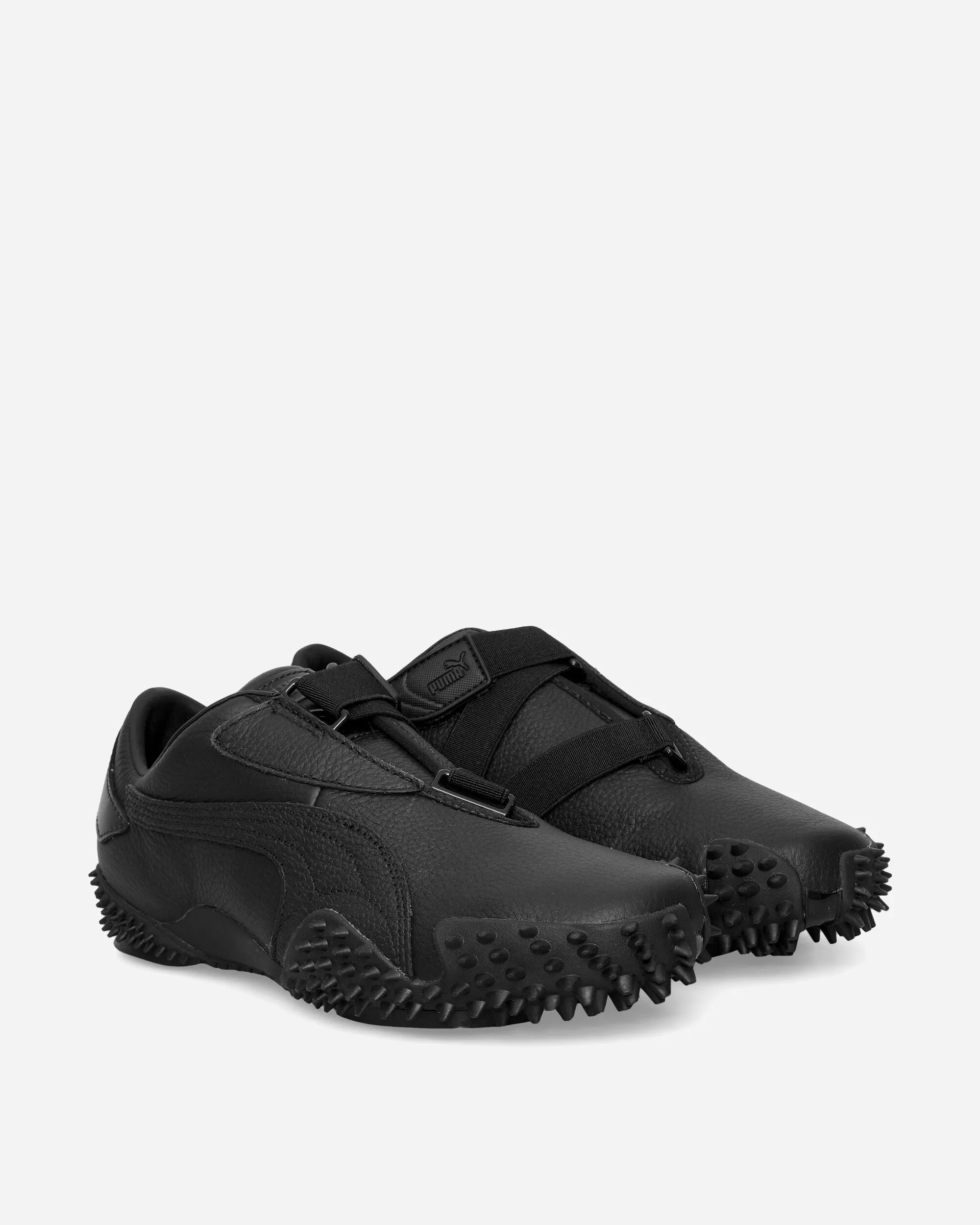 Mostro Leder-Sneakers Schwarz
