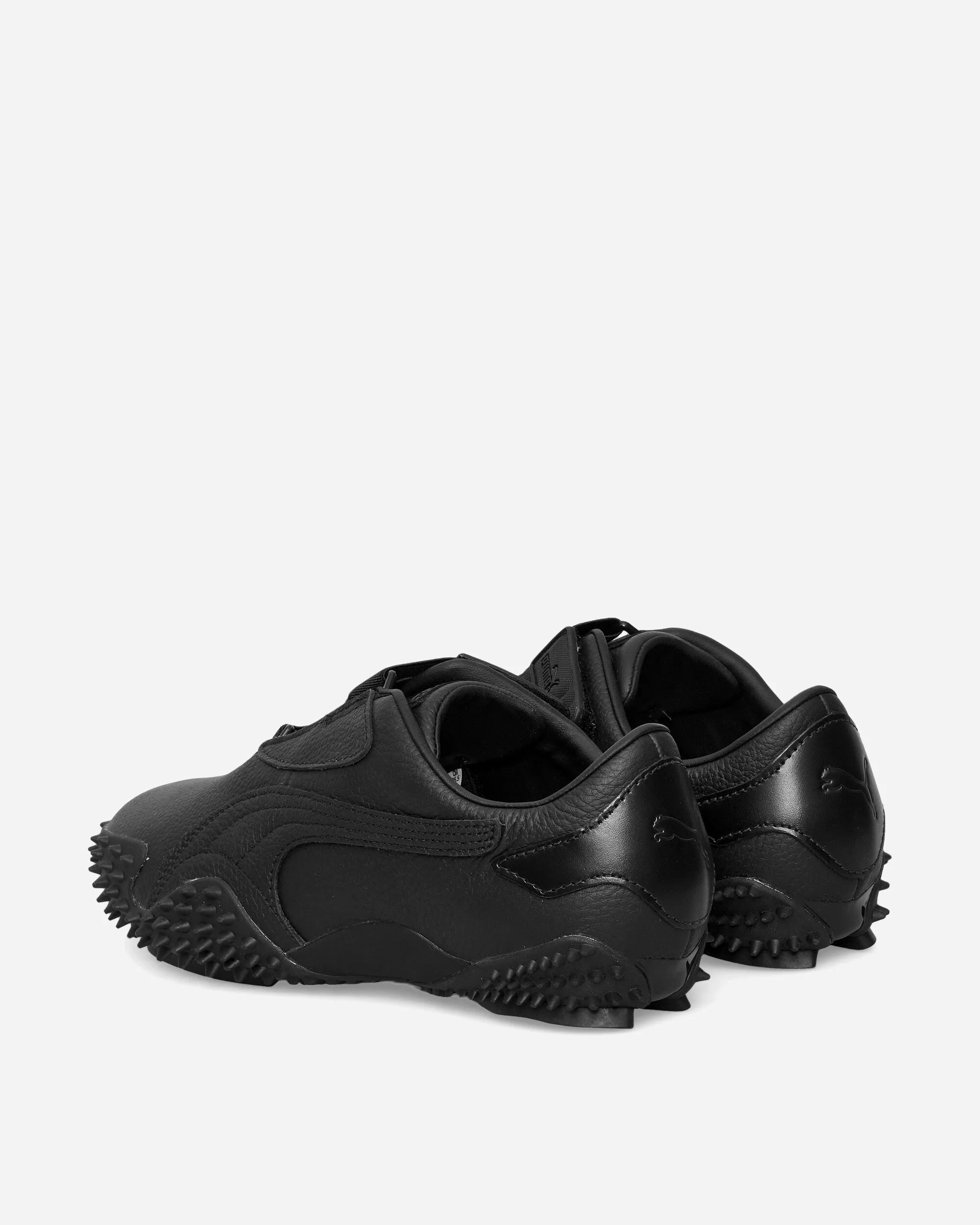 Mostro Leder-Sneakers Schwarz