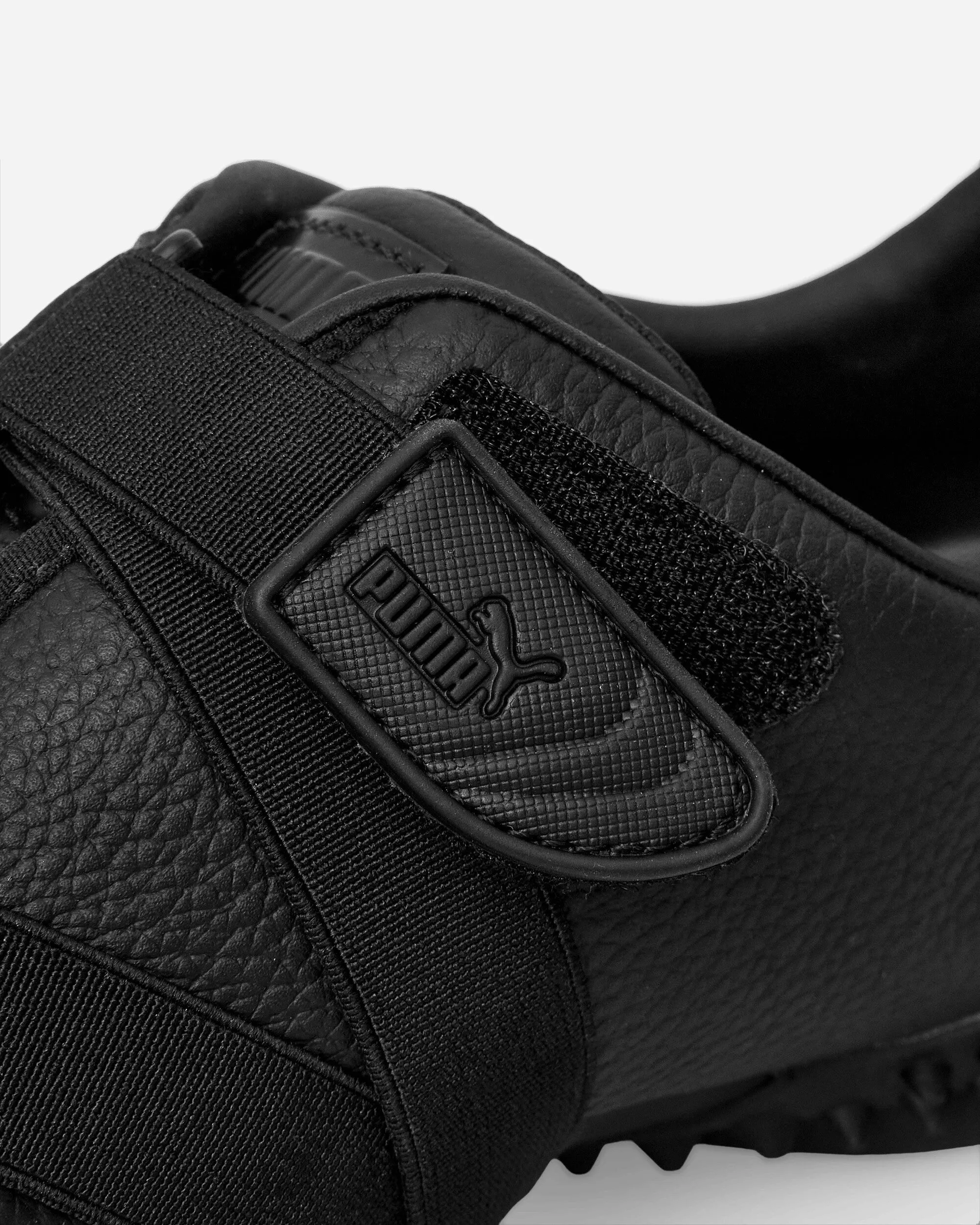Mostro Leder-Sneakers Schwarz