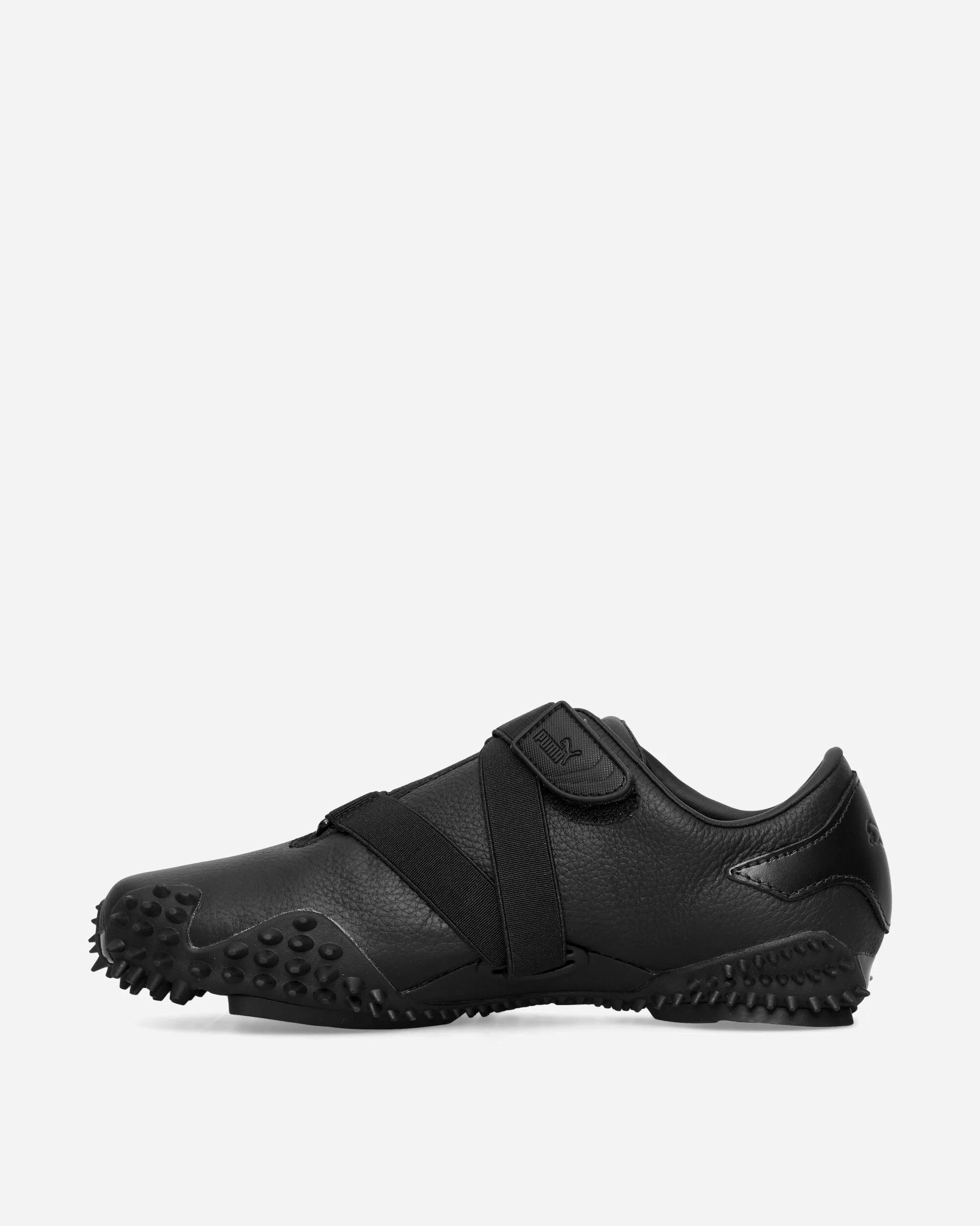 Mostro Leder-Sneakers Schwarz