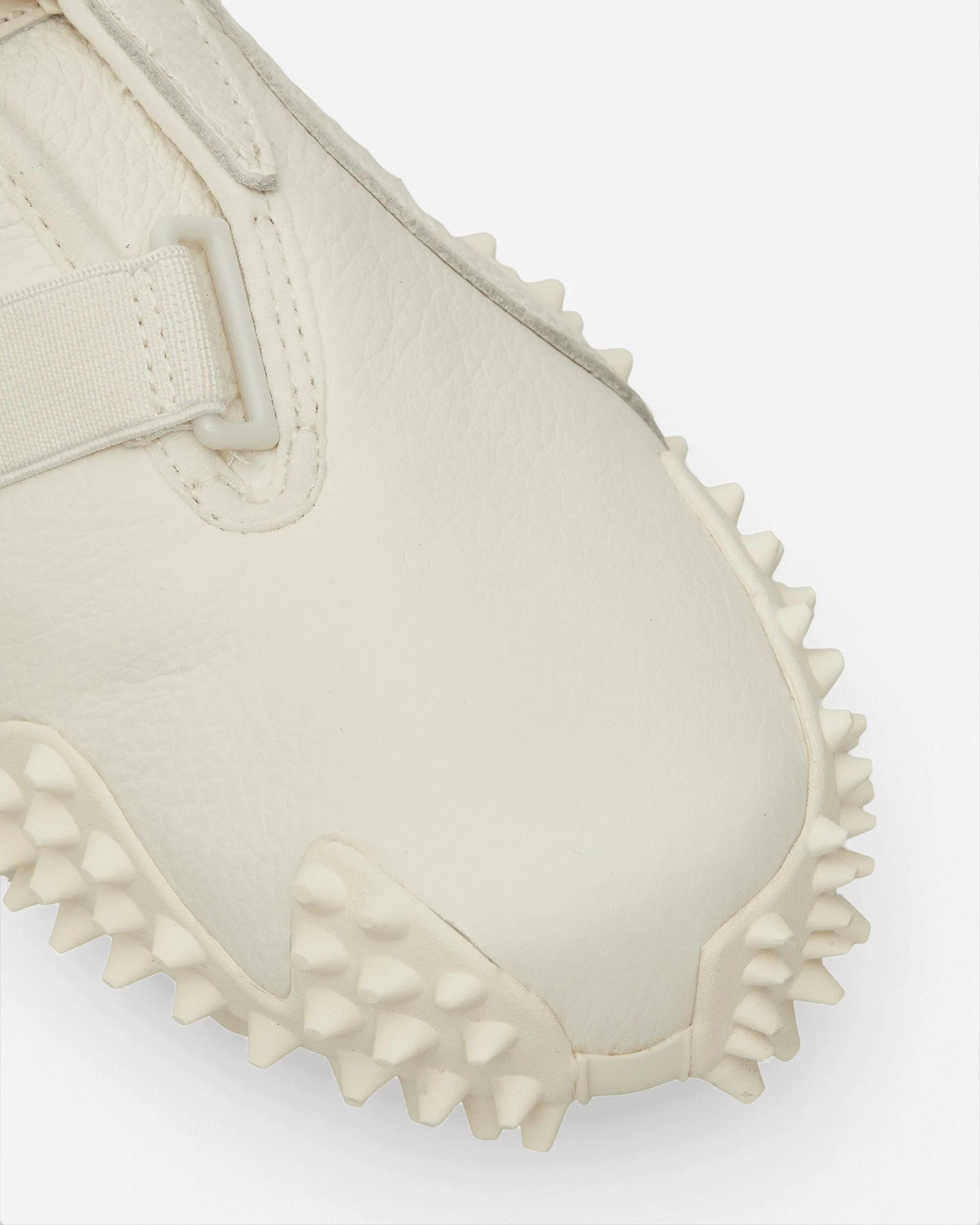 Mostro Leder-Sneakers Mattes Elfenbein
